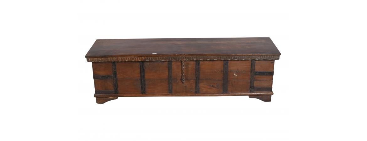 Antique Trunk with Lift Top