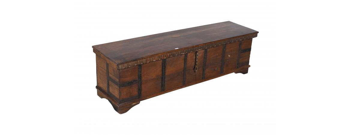 Antique Trunk with Lift Top