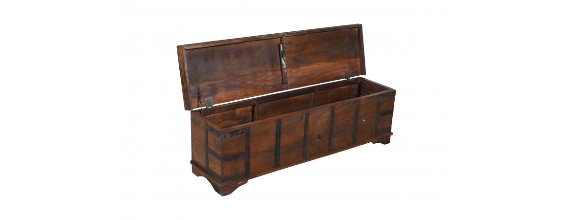 Antique Trunk with Lift Top