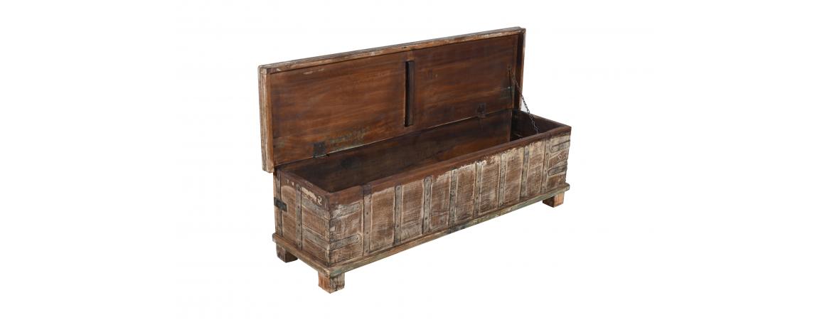 Antique Trunk with Lift Top