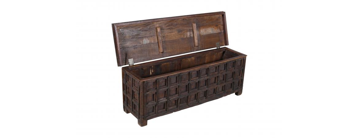 Antique Trunk with Lift Top