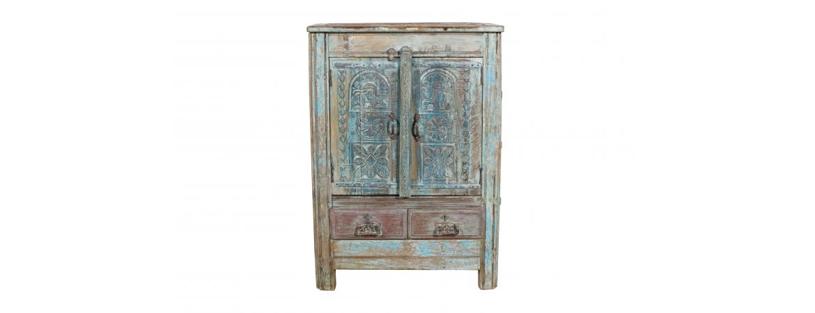 Antique 2 Door 1 Draw Cabinet