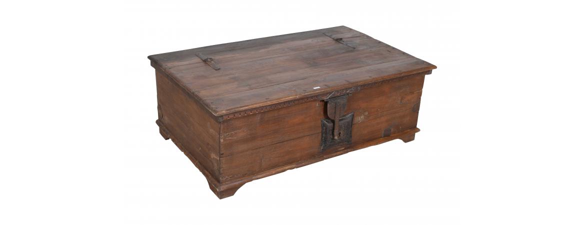 Antique Trunk with Lift Top