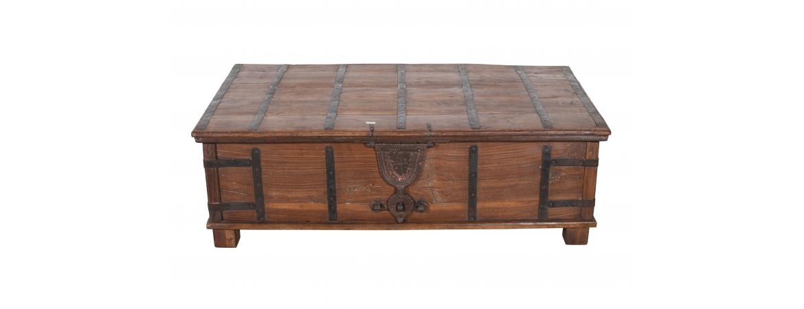 Antique Trunk with Lift Top