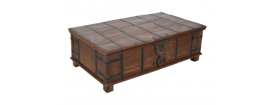 Antique Trunk with Lift Top