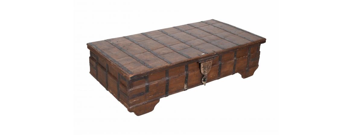 Antique Trunk with Lift Top