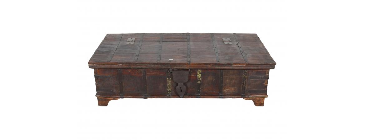 Antique Trunk with Lift Top