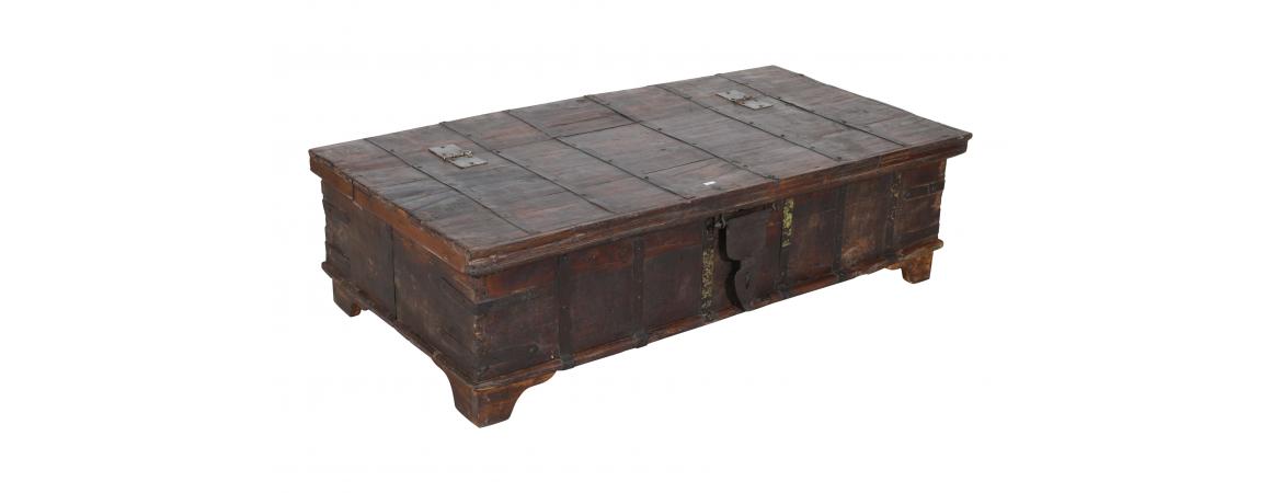 Antique Trunk with Lift Top