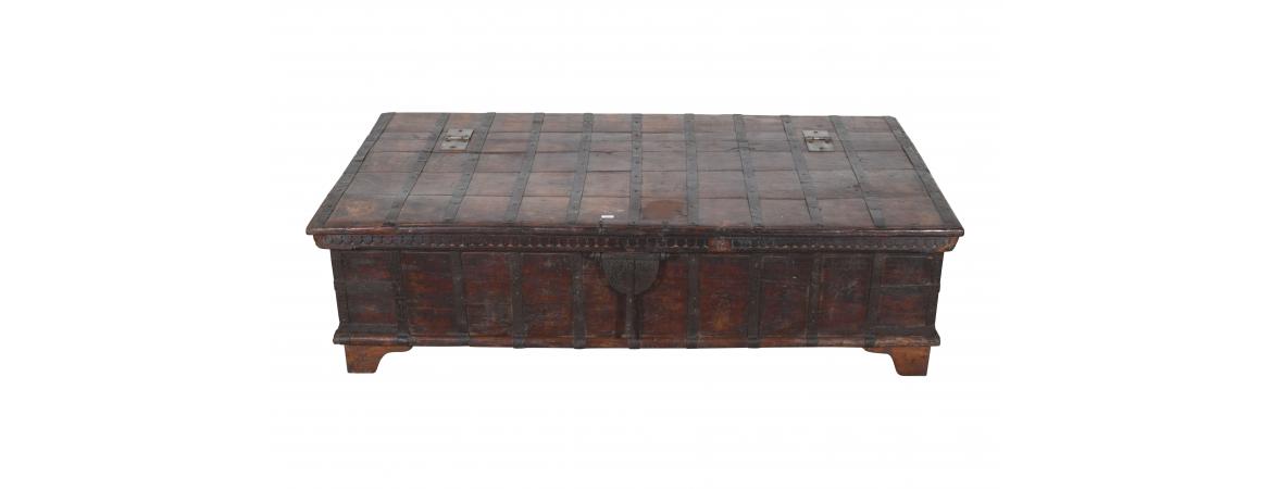 Antique Trunk with Lift Top