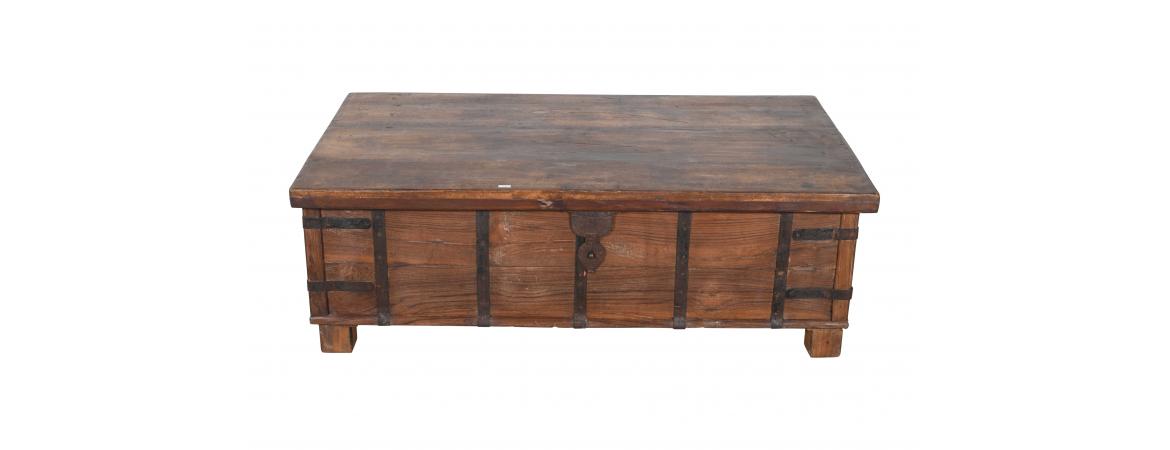 Antique Trunk with Lift Top