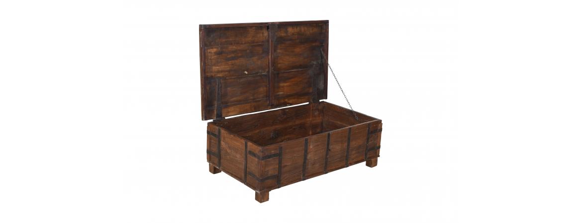 Antique Trunk with Lift Top