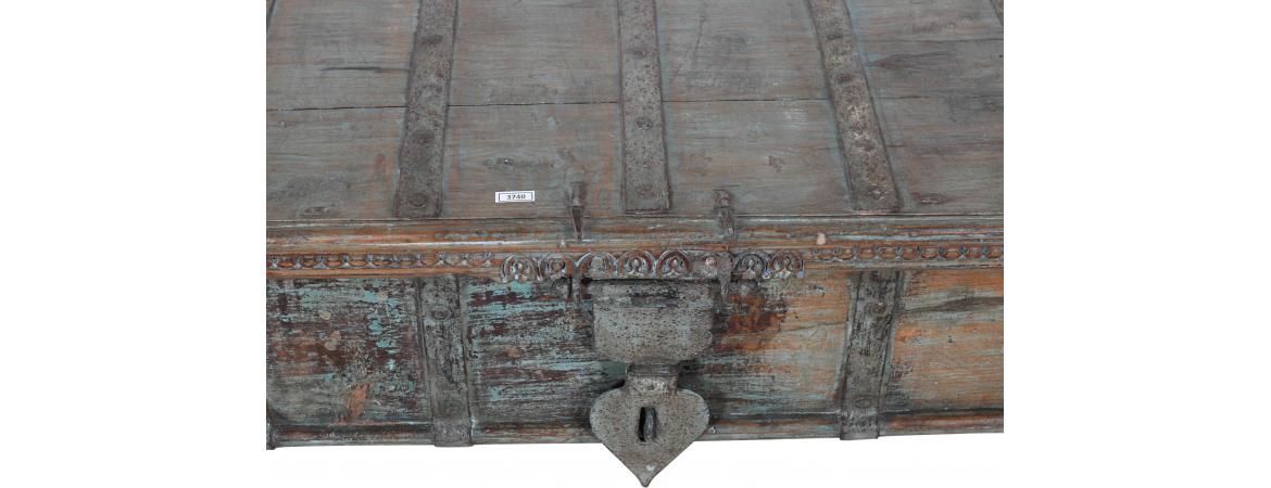 Antique Trunk with Lift Top