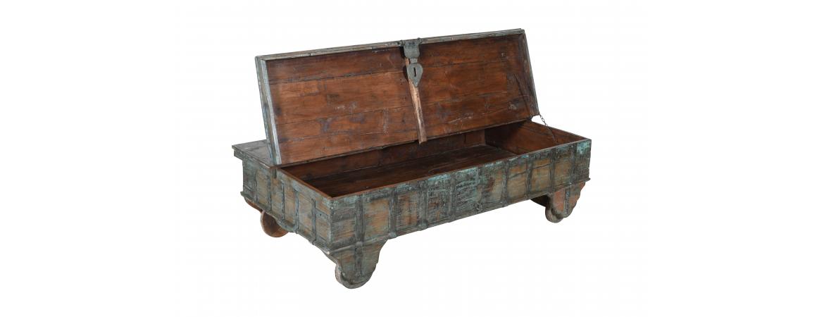 Antique Trunk with Lift Top