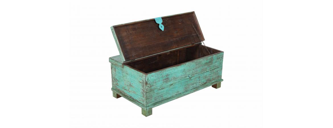 Antique Trunk with Lift Top