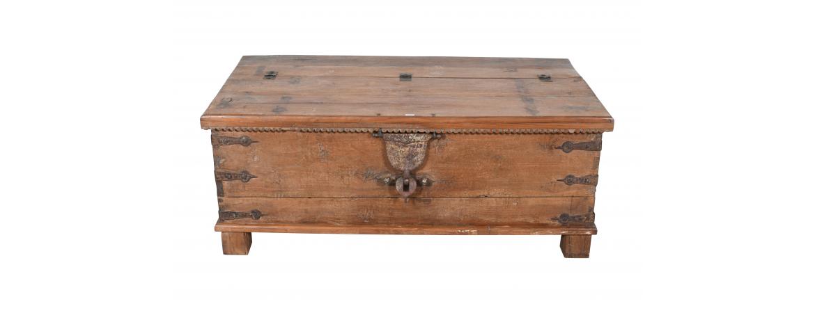 Antique Trunk with Lift Top