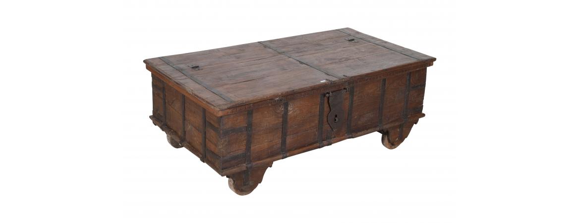 Antique Trunk with Lift Top