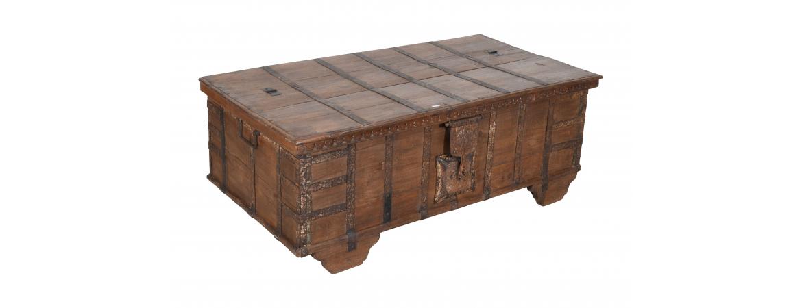 Antique Trunk with Lift Top