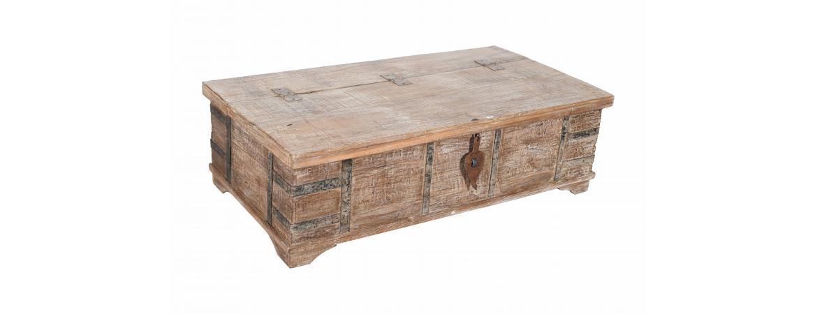 Antique Trunk with Lift Top