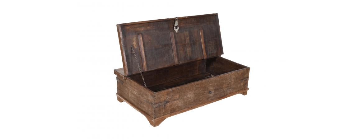 Antique Trunk with Lift Top