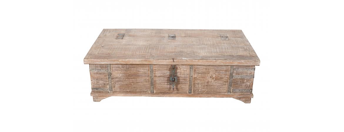 Antique Trunk with Lift Top