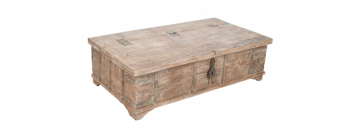 Antique Trunk with Lift Top