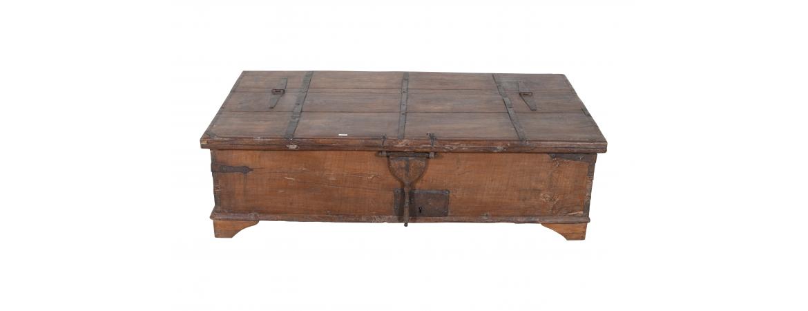 Antique Trunk with Lift Top