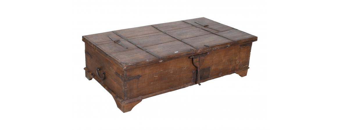 Antique Trunk with Lift Top