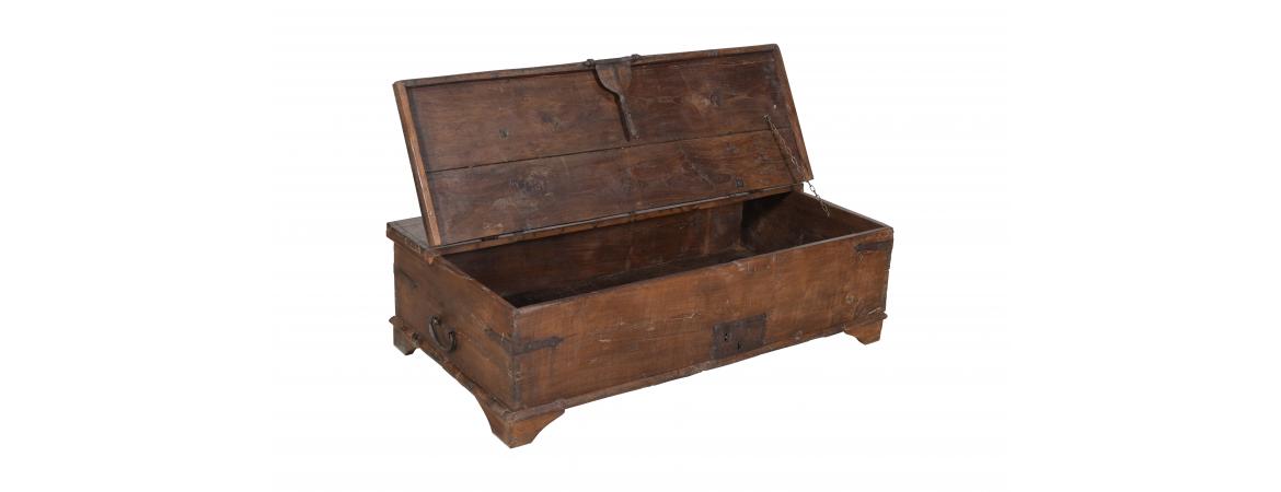 Antique Trunk with Lift Top