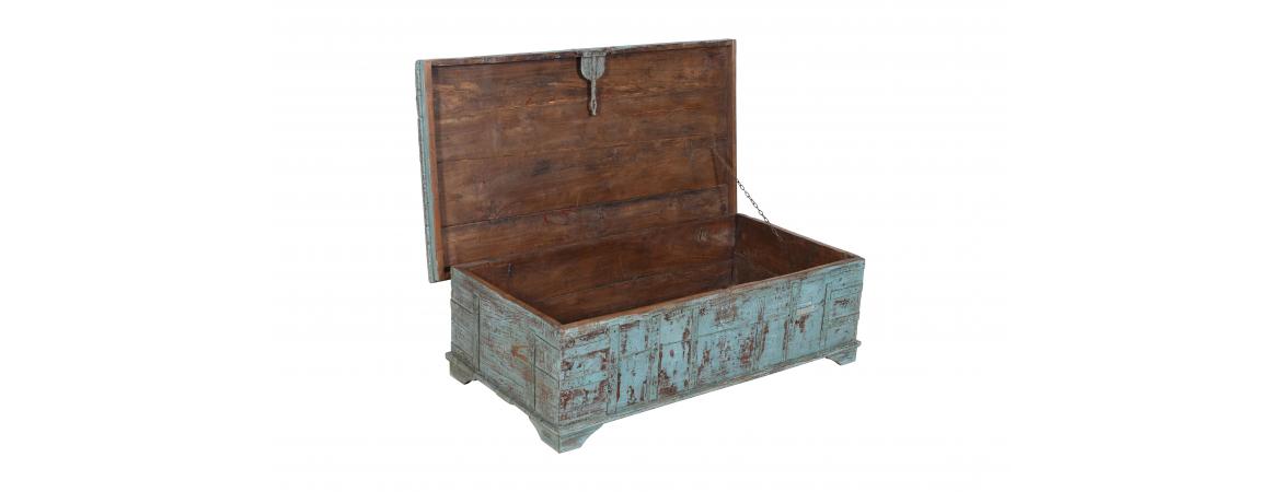 Antique Trunk with Lift Top