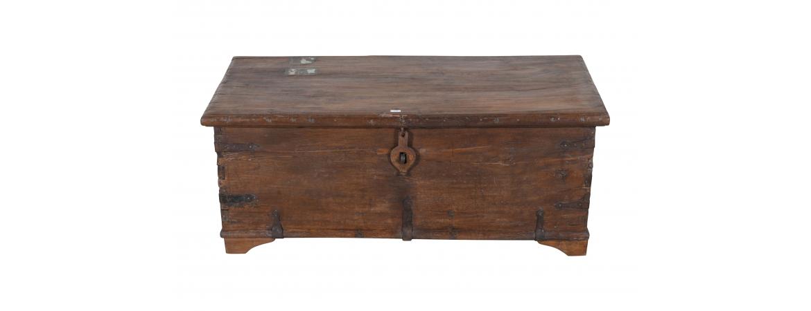 Antique Trunk with Lift Top