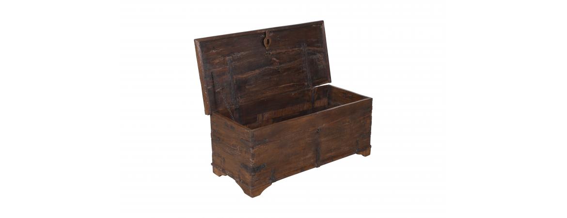 Antique Trunk with Lift Top