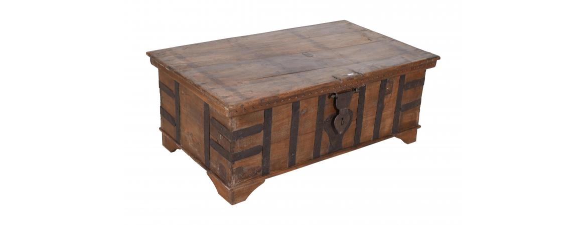 Antique Trunk with Lift Top