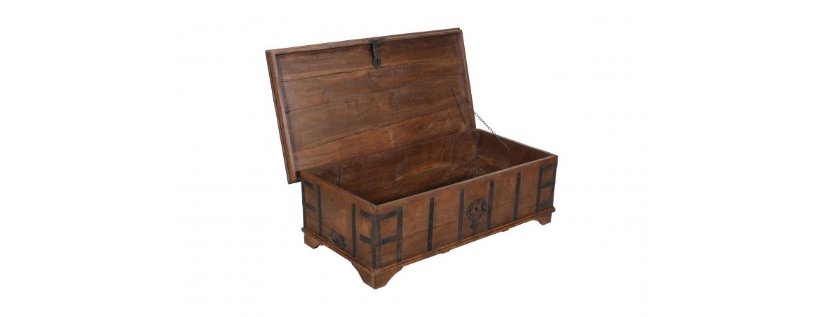 Antique Trunk with Lift Top