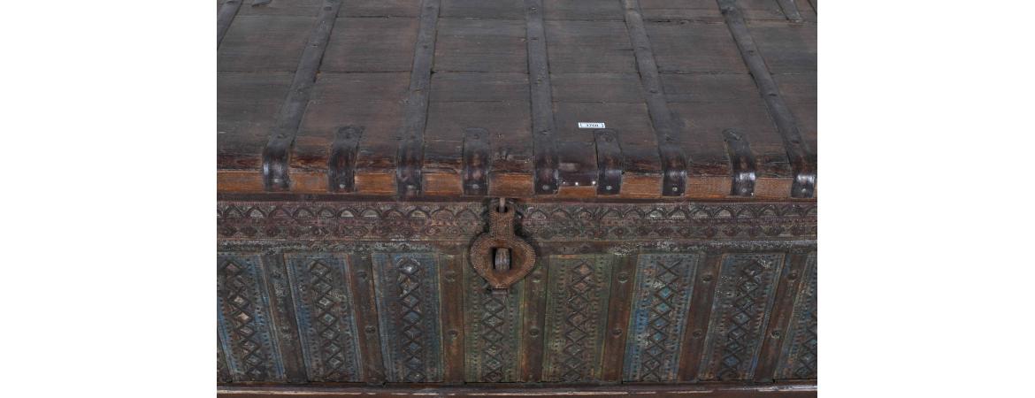 Antique Trunk with Lift Top