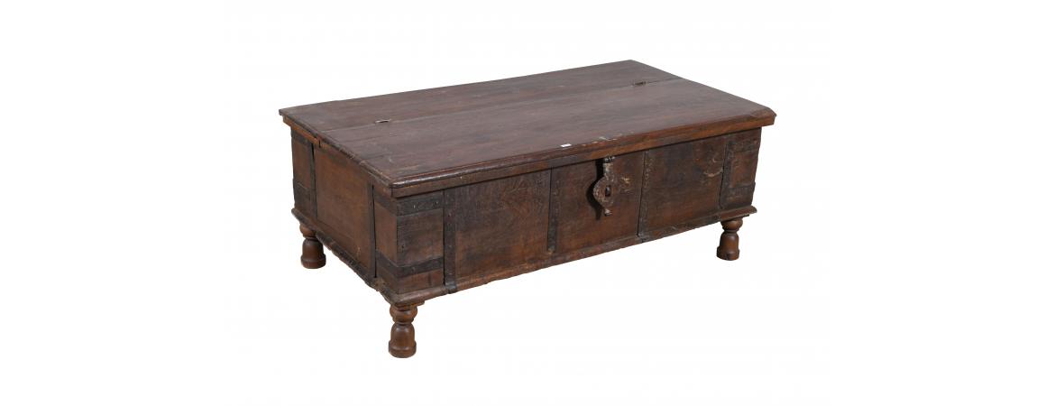 Antique Trunk with Lift Top