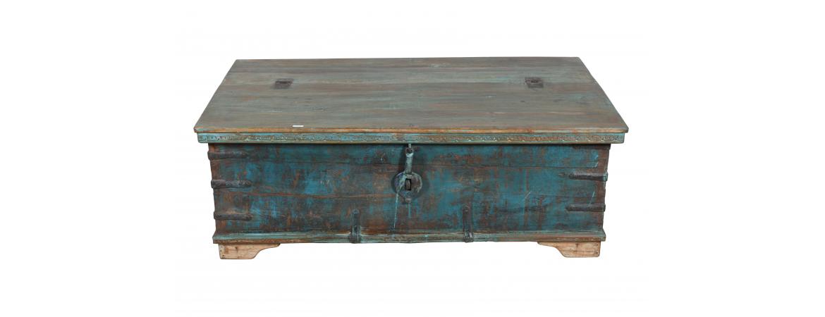 Antique Trunk with Lift Top