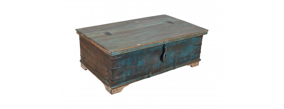 Antique Trunk with Lift Top