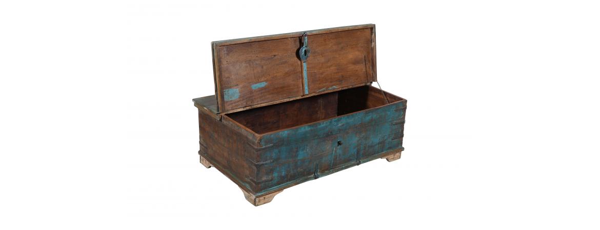 Antique Trunk with Lift Top