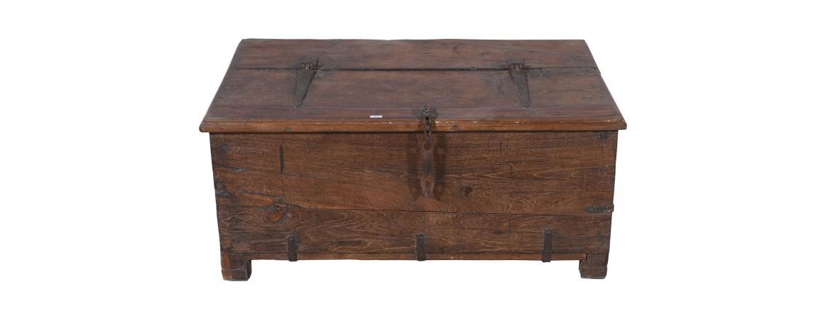 Antique Trunk with Lift Top