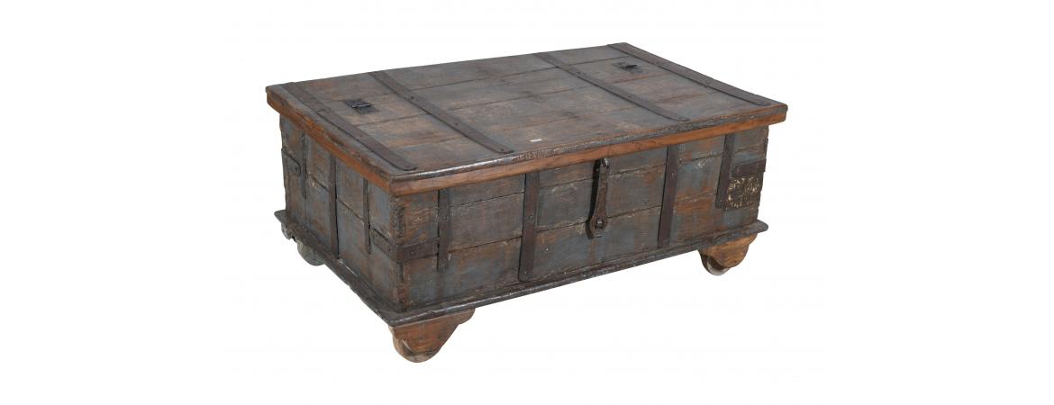 Antique Trunk with Lift Top