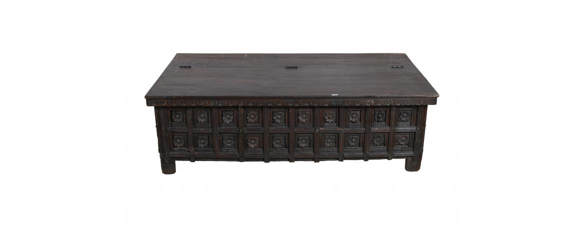 Antique Trunk with Lift Top