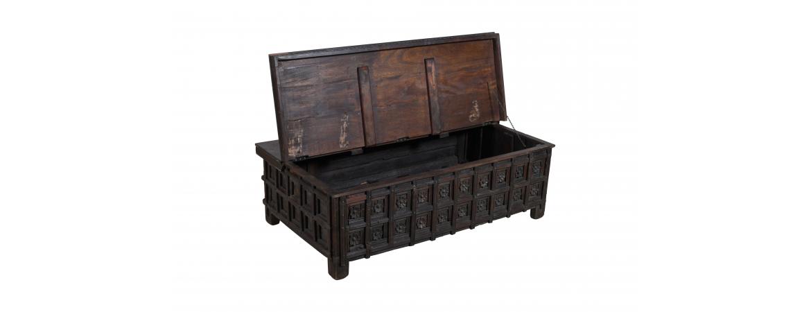 Antique Trunk with Lift Top