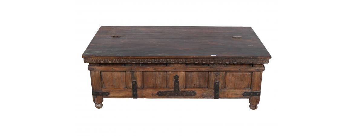 Antique Trunk with Lift Top