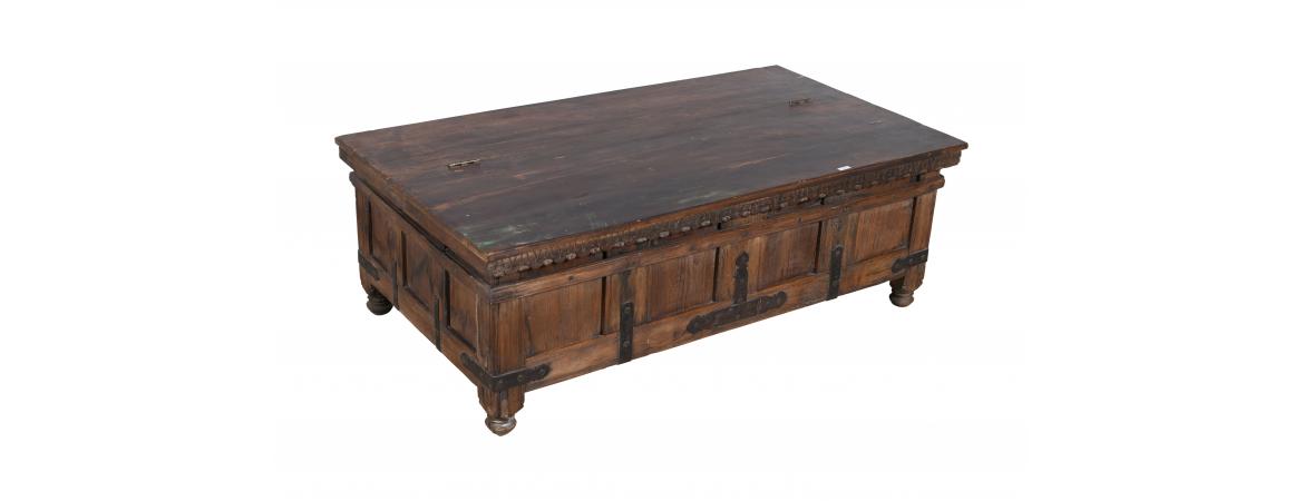 Antique Trunk with Lift Top