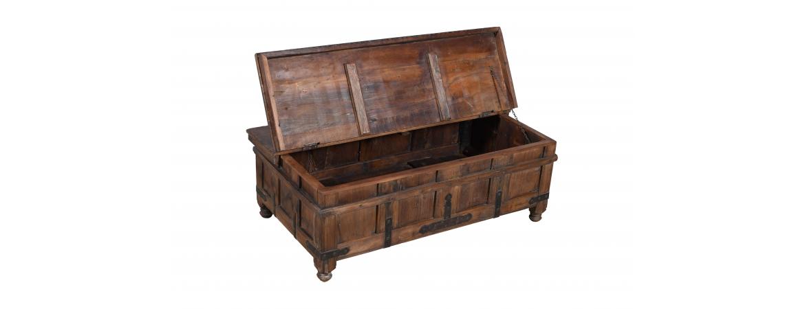 Antique Trunk with Lift Top