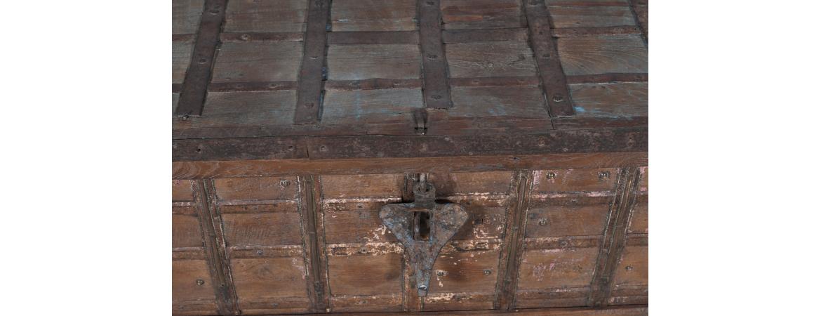 Antique Trunk with Lift Top