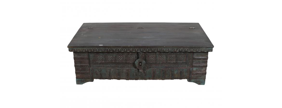 Antique Trunk with Lift Top