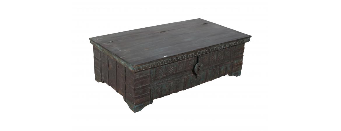 Antique Trunk with Lift Top