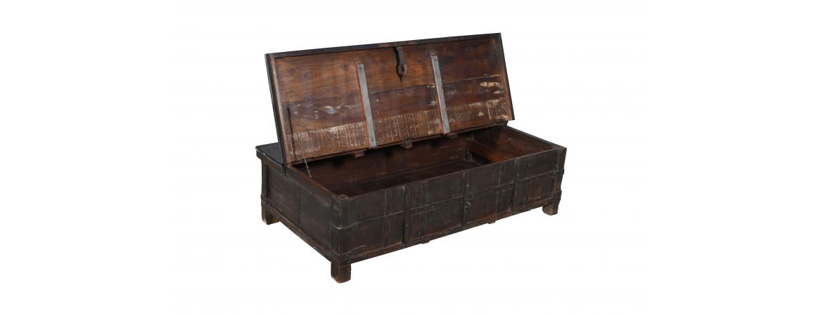 Antique Trunk with Lift Top