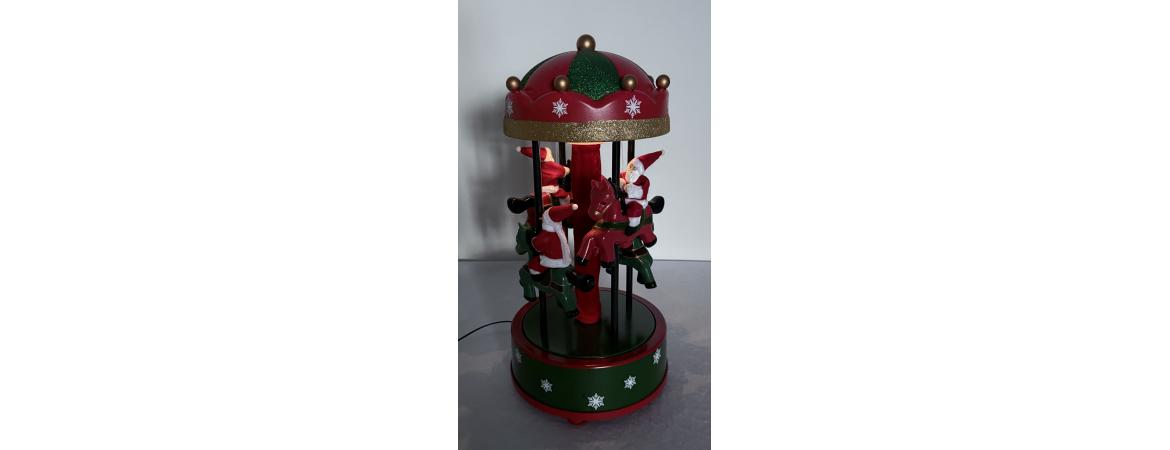 110cm Moving Collapsible Carousel with Music
